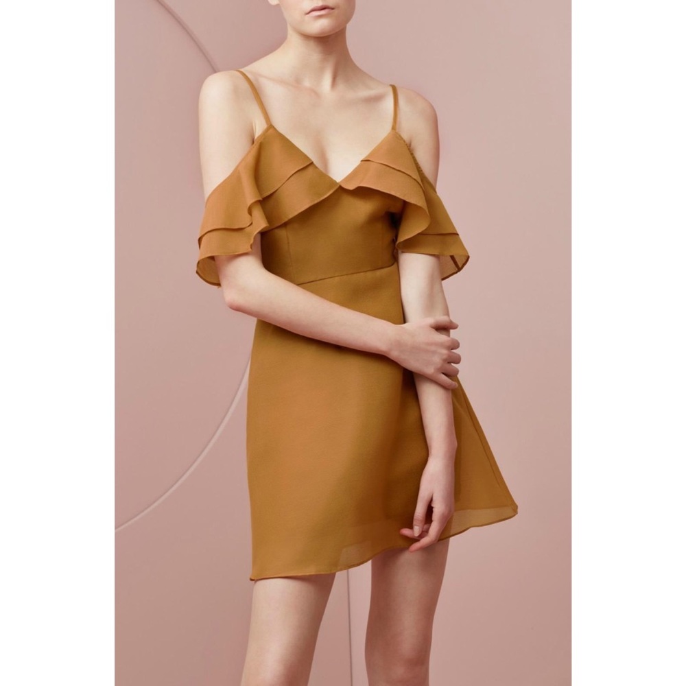 NEW KEEPSAKE Lost Lover Ruffle Mini Dress M
